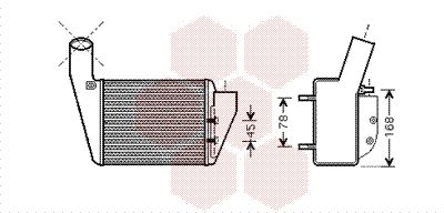 VAN WEZEL Kompressoriõhu radiaator 58004222